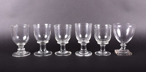 Lot 439 - A set of five 19th century rummers, each of...