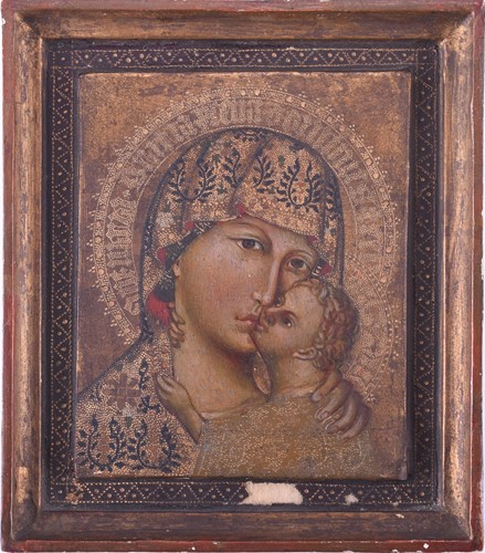 Lot 478 - A 19th Century Italian Sienese school framed...