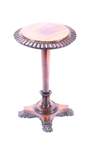 Lot 98 - An early 19th century rosewood occasional...
