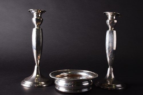 Lot 616 - A pair of Gorham filled sterling silver...