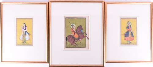 Lot 220 - A group of three 19th century framed and...