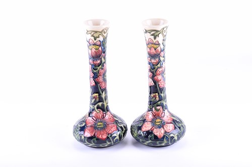 Lot 417 - A pair of Moorcroft 'Pheasants Eye' pattern...