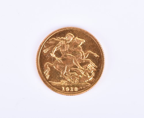 Lot 576 - A full sovereign dated 1913.