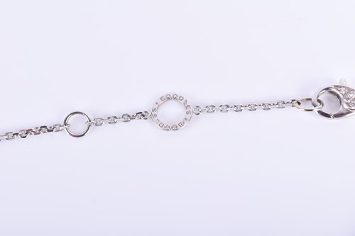 Lot 801 - Boodles. An 18ct white gold and diamond...