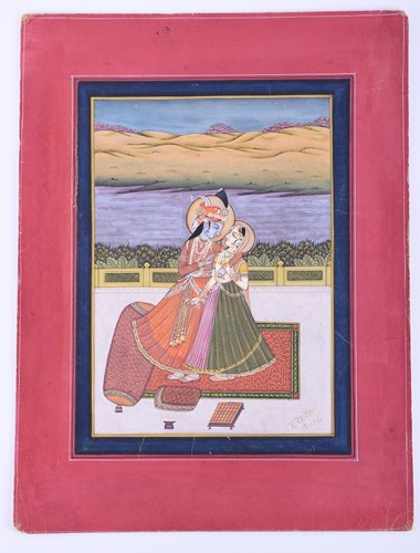 Lot 212 - Indian Kangra School, 19th century, Krishna...