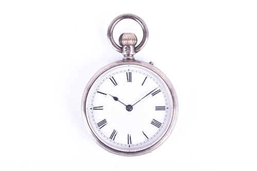 Lot 533 - A Victorian silver pocket watch by Longines,...