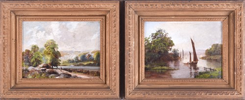 Lot 32 - 19th century English school Two small...
