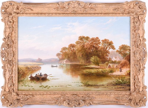 Lot 44 - 19th century English School a peaceful river...
