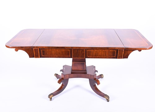 Lot 76 - A good quality Regency Rosewood sofa table,...