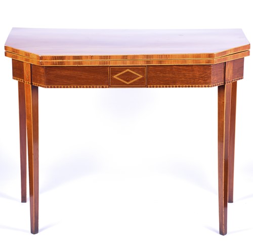 Lot 93 - A 19th century mahogany tea table, the...