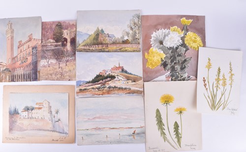 Lot 81 - A collection of Italian view watercolours...