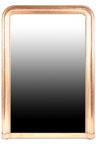 Lot 194 - A large 19th century gilt framed overmantle...