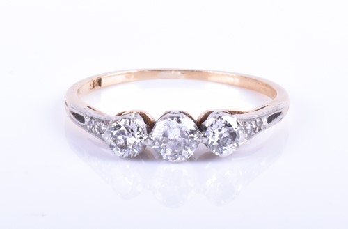 Lot 798 - A late 19th century 18ct yellow gold, platinum...