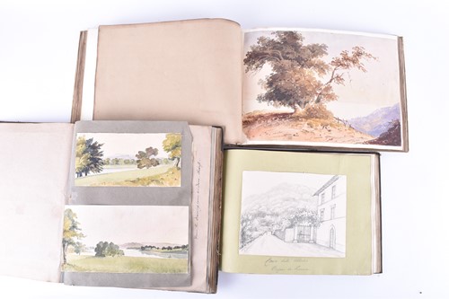 Lot 46 - Three early to mid-19th century albums...