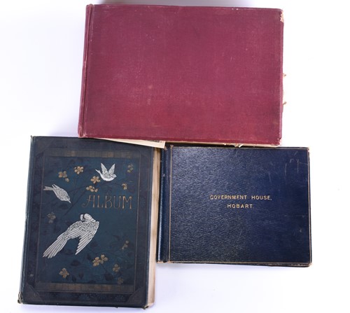 Lot 80 - Two early 20th century scrapbooks containing...