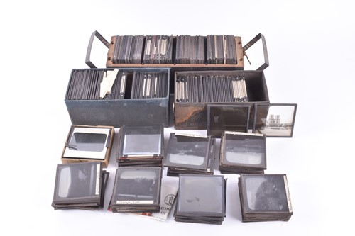 Lot 484 - A good quantity of 19th century magic lantern...