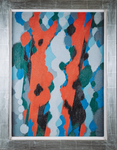 Lot 49 - William Gear, (1915-1997) British, 'Red Form',...