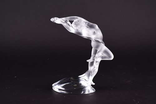 Lot 256 - A modern Lalique crystal sculpture, modelled...