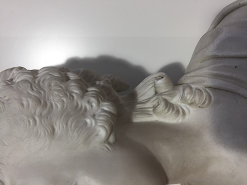 Lot 230 - A Sevres biscuit porcelain bust of Marie...