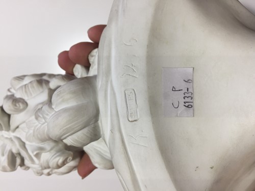 Lot 230 - A Sevres biscuit porcelain bust of Marie...