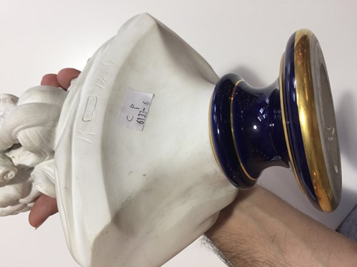 Lot 230 - A Sevres biscuit porcelain bust of Marie...