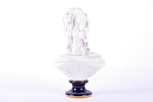 Lot 230 - A Sevres biscuit porcelain bust of Marie...
