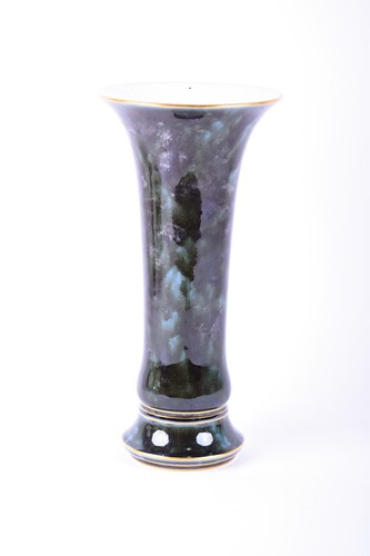 Lot 238 - A late 19th century Sevres porcelain tall vase...