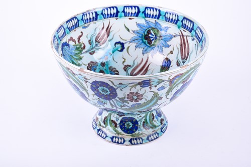 Lot 235 - A late 19th century Italian Cantagalli iznik...