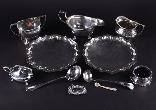 Lot 465 - A small collection of silver, comprising a...