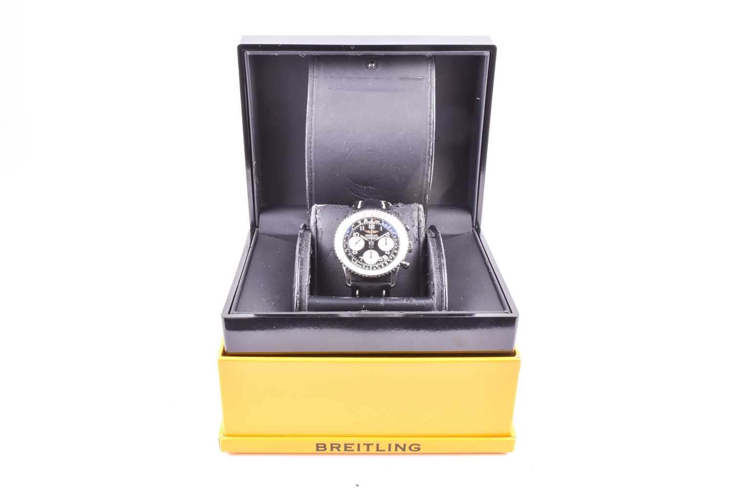Lot 395 - A Breitling Navitimer stainless steel...