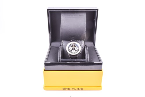 Lot 395 - A Breitling Navitimer stainless steel...