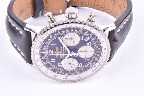Lot 395 - A Breitling Navitimer stainless steel...