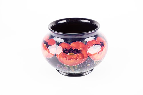 Lot 3 - A William Moorcroft Big Poppy pattern vase,...