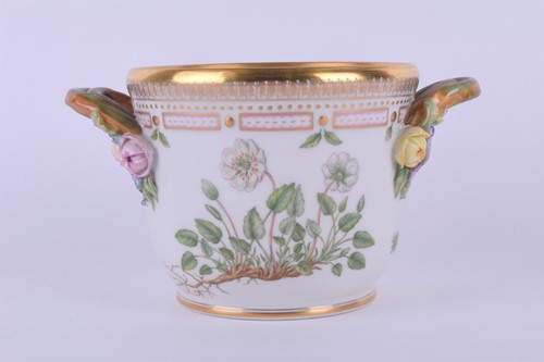 Lot 284 - A 1970s Royal Copenhagen Flora Danica planter,...