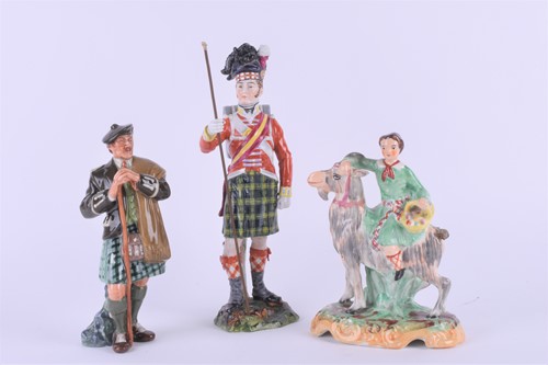 Lot 273 - An early 20th century Dresden porcelain figure...