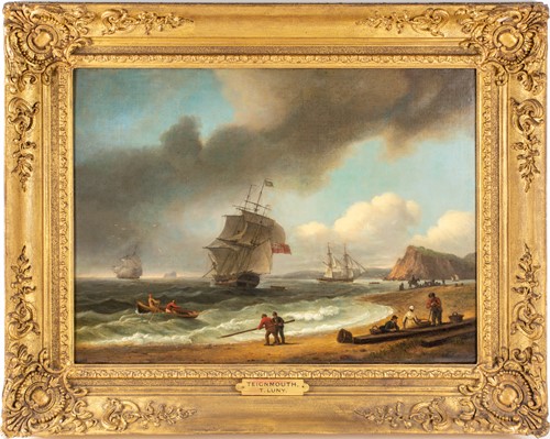 Lot 90 - Thomas Luny (1759-1837) English, 'The Ness at...