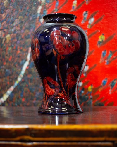 Lot 17 - A William Moorcroft flambé 'Big Poppy' pattern...