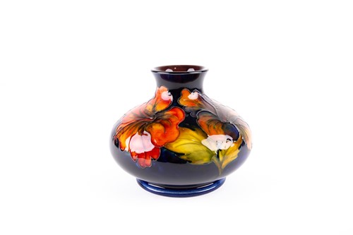 Lot 57 - A Walter Moorcroft flambé 'Hibiscus' pattern...