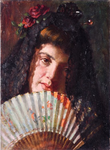 Lot 34 - William Fitz (fl. 1880-1915), British, 'A Fair...