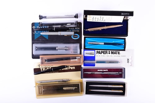 Lot 272 - A mixed group of Parker and other ballpoint...