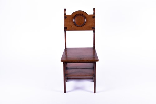 Lot 148 - A Victorian mahogany metamorphic library chair,...