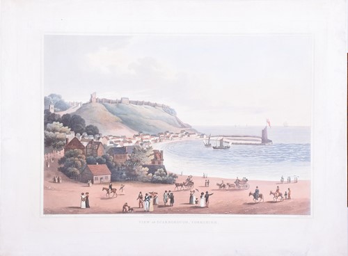 Lot 99 - 'View of Scarborough, Yorkshire', a 19th...