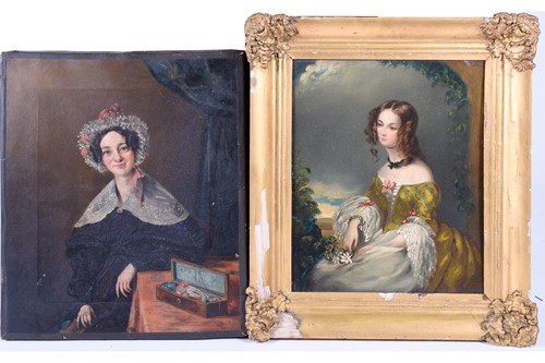 Lot 57 - 19th century English school, a portrait of a...