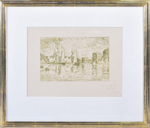 Lot 119 - Paul Signac (1863-1935) French, ‘Voiles a Sec...