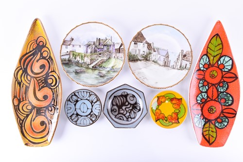Lot 401 - A pair of outside decorated Royal Crown Derby...
