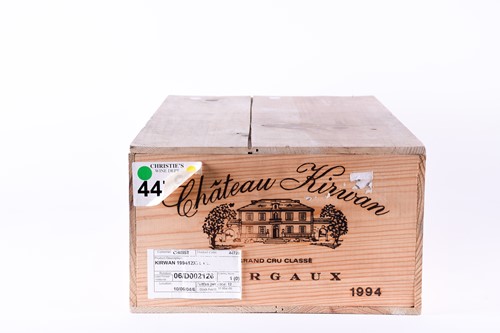 Lot 379 - Chateau Kirwan Margaux, twelve 75cl bottles,...