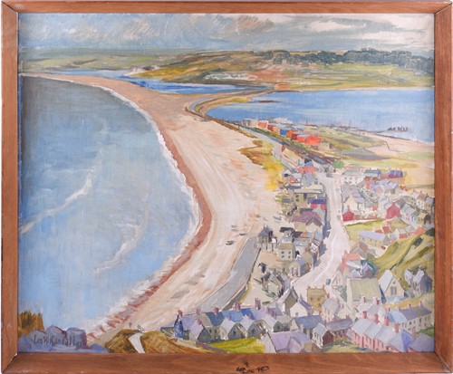 Lot 47 - Len. W. Randall, 'Chesil Beach & The fleet...