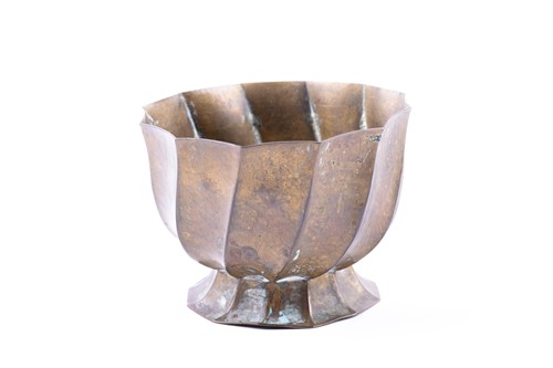 Lot 92 - Josef Hoffmann for Weiner Werkstatte a brass...