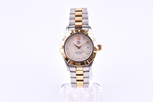 Lot 446 - A Tag Heuer Aquaracer lady's wrist watch the...