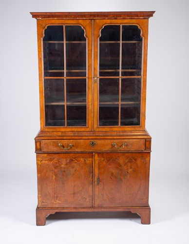 Lot 122 - An 18th century walnut and oyster wood...
